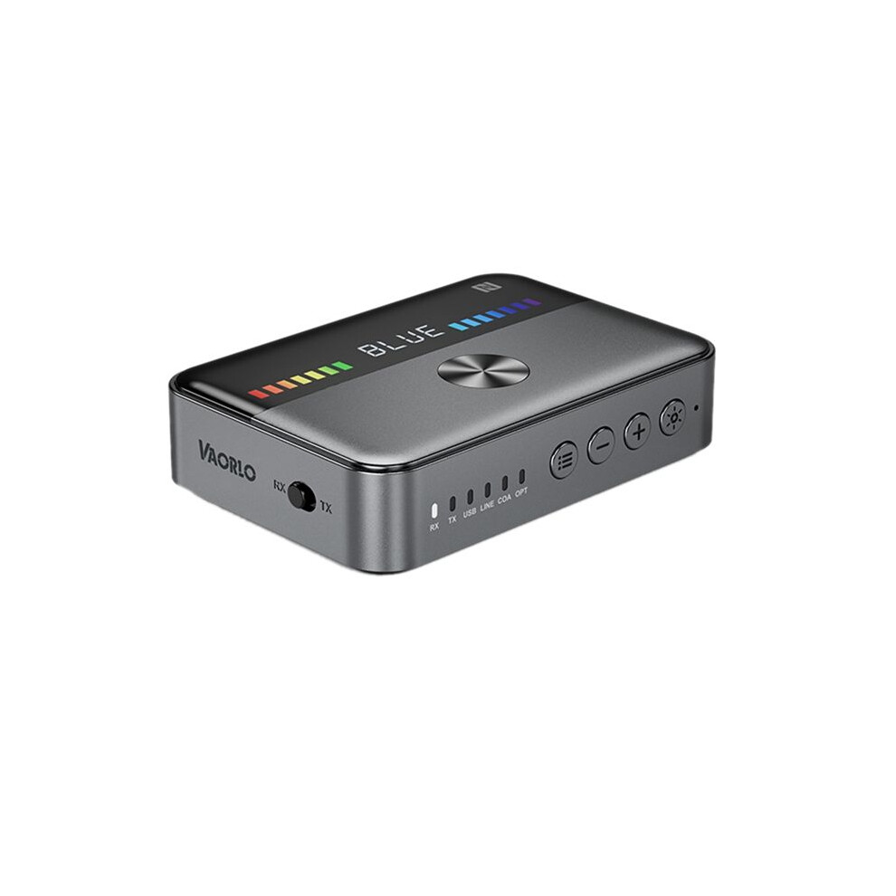 Nfc 5.3 Audio Receiver Transmitter Rgb Usb 3.5Mm Aux Rca Coaxial Optical Dac Converter Adapter Light/Gray 6034254895888
