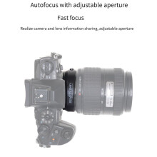 Bague D'Adaptation pour Appareil Photo 4/3 Ă M4/3, Monture D'Objectif Ă Mise au Point Automatique pour