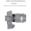 4/3 to M4/3 Camera Adapter Ring Auto Focus Lens Mount for 3