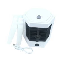 Air Conditioning Fan Desktop Cooler Fan USB Portable Spray Humidifier Water Cooling Fan for Bedroom and Desktop