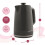 Hamilton Beach Hamilton Beach, Miami Kettle & Toaster Set, Charcoal, HBMIACH 6
