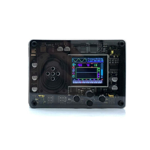 Theremin Musical Electronic Instrument with Screen Display Gift Black 2