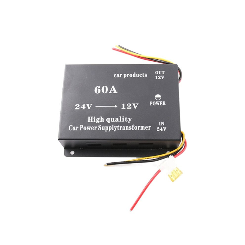 Car Truck Sound Power Adapter Reducer 24V To 12V 60A Voltage Reduction Converter 6034227997755