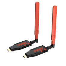 150 M Kabelloser -Kompatibler Sender-Empfänger-Display-Dongle, Kabelloser Extender-Adapter für PC, Laptop, TV-Projektor