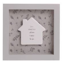 Celebrations Moments Where I Need To Be Home Framed Plaque