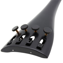3/4 and 4/4 Universal Cello Tailpiece with Tail Rope 2-Piece Aluminum Alloy Pull Plate Adjustable