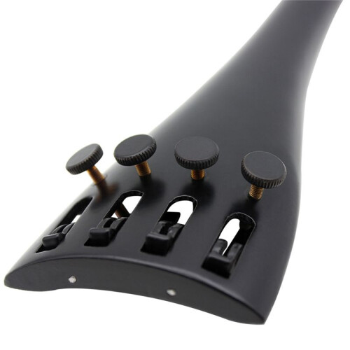 3/4 e 4/4 Universal Violoncelo Tailpiece com Corda de Cauda 2-Piece Liga de AlumíNio Pull Plate AjustáVel