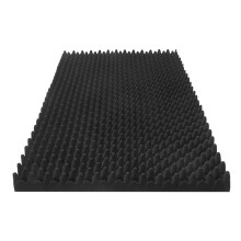 1 Paquet de Panneaux Acoustiques en Mousse, 48 X 24 X 2 Pouces Panneaux Insonorisants Haute Densité pour la Maison, le Bureau, la Salle