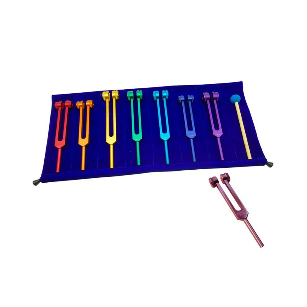 Tauoh Chakra Tuning Fork Set For Healing, Sound Therapy, Maintaining Perfect Harmony Of Body, Mind And Spirit