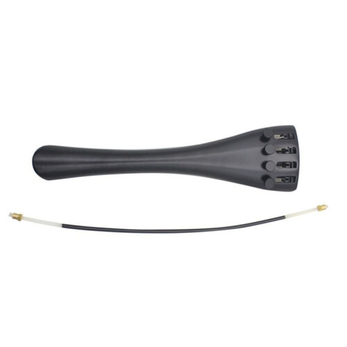 3/4 e 4/4 Universal Violoncelo Tailpiece com Corda de Cauda 2-Piece Liga de AlumíNio Pull Plate AjustáVel 2