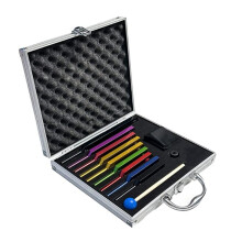 9 Diapason per Guarigione, Guarigione del Suono, Ritenzione del Corpo con Confezione Regalo in Alluminio, Set di Diapason