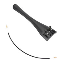 Cordier de Violoncelle Universel 3/4 et 4/4 avec Corde de Queue Plaque de Traction en Alliage D'Aluminium 2 PièCes RéGlable