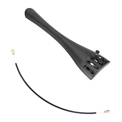 3/4 e 4/4 Universal Violoncelo Tailpiece com Corda de Cauda 2-Piece Liga de AlumíNio Pull Plate AjustáVel 1