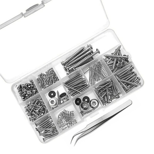 Gitarrreparationsskruvar 9-Delad Set GitarrtillbehöR SpäNnesats Pianistverktyg 1