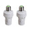 2PCS E27 Motion Sensor Light  100-240V Motion Detector Base Lamp Holder with Light Control   Bulb Socket 1