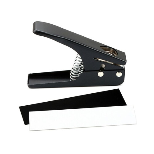 Guitar Pick Punch Pick Maker Gitarr VäLj Cutter med 2 Pick Strips Ark för Guitar Pick Making Tool 2