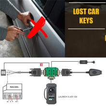 GIII X431 MCU3 Adapter for X-PROG3 Key Programming for / All Keys Lost Kit Anti-Theft Adapter ECU TCU Read