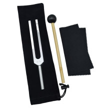 DipasóN de AleacióN de Aluminio, DiapasóN de 417 Hz con Martillo de Silicona, para Pruebas del Sistema Nervioso, Terapia de CuracióN con Sonido