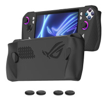 For Ally Handheld Game Console All-Inclusive Silicone Protective Case Handheld Anti-Drop Protective Case,Black
