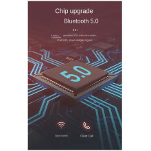 Draadloze Hoofdtelefoon 5.0-Oortelefoon Touch Control Sport-Oordopjes LED Digitaal Display Werkt op Smartphones Roze