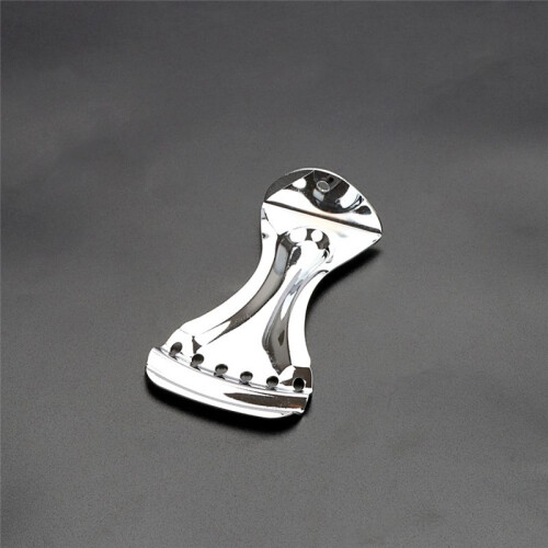 6 String Zinc Alloy Durable for Dobro Style Tailpiece for Resonator Guitar Chrome 2