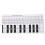 88 Key Practice Keyboard Piano & Note Chart for Behind the Piano Keys,Guide Teaching Aid Note Chart for Beginner Student 2