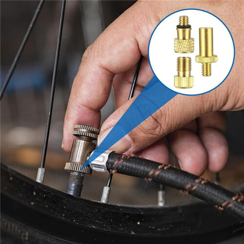 Cykelventiladapterset, 25St Ventiladapter, Ventiladapter för CykelröR Cykelpumpadapter Luftkompressor 2