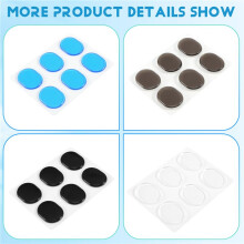 24 Pcs Silicone Drum Damper Pads, Drum Snare Mute Pad Soft Drum Damper Gel Pads for Drums Tone Control