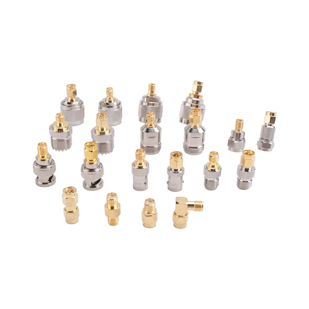 Sma To Sma Bnc N F Uhf Type Connectors Kits Rf Adapter 20 Type,Sma Female To F Male,Sma Female To F Female 6033932611598