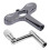 Continuous Motion Speed Key Universal Drum Tuning Key Percussion Drum Hardware Tool + Drum Square Drive Wrench Drum Key 1