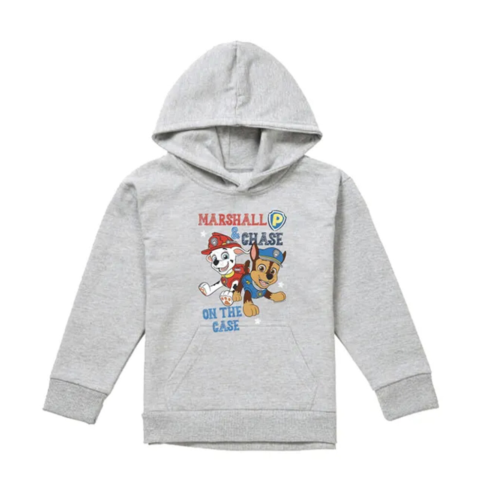 Paw Patrol (9-11 Years, Athletic Heather) Childrens/Kids Ruff Ruff Rescue Heather Pullover Hoodie