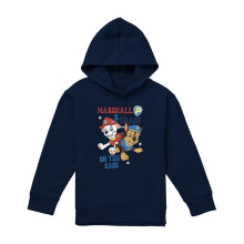 (9-11 Years, Navy) Paw Patrol Childrens/Kids Ruff Ruff Rescue Heather Pullover Hoodie