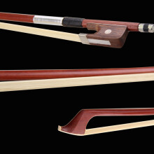 Cello Bow Rod Draw Bow Performance Grade Pure Horsetail Horsehair Brazilian Wood Fittings-74.5cm