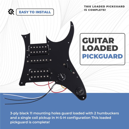 Gitarr Pickup Trådbunden Platt Pickup Pickup Hsh Elgitarr Pickup 1