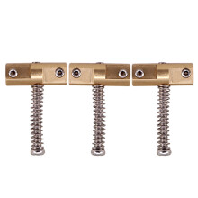 Conjunto de Selas de Ponte de Bronze Compensado para Guitarra 10,8 Mm Estilo Ponte Sela para Guitarra EléTrica Estilo TL 6 Cordas Parte (3 PeçAs)