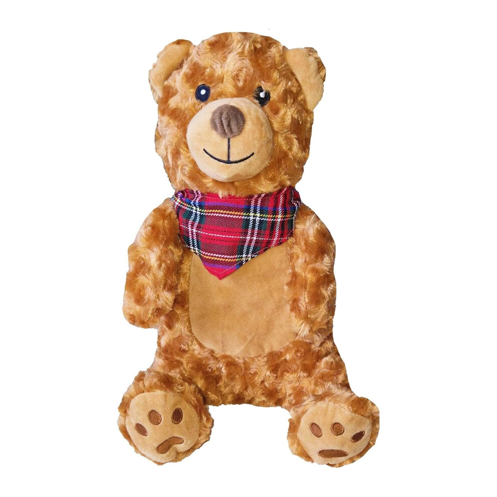 K Collection Teddy Bear 750Ml Hot Water Bottle And Cover - Brown - Image 2