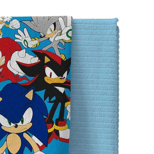 Sonic The Hedgehog Sonic The Hedgehog Characters Towel 1