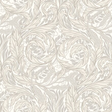 (One Size, Cream) Muriva Vale Leaf Wallpaper