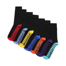 (12.5 UK Child-3 UK, Multicoloured) Soxy Childrens/Kids Days Of The Week Cotton Socks (Pack of 7)