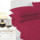 (Single, Red) K Collection percale Percale Fitted Sheet 1