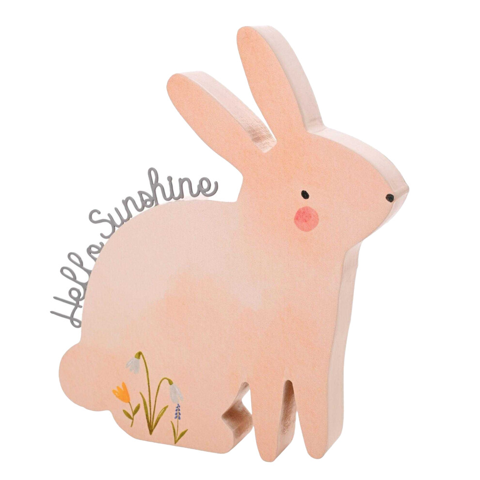 Celebrations Love Life Hello Sunshine Rabbit Plaque