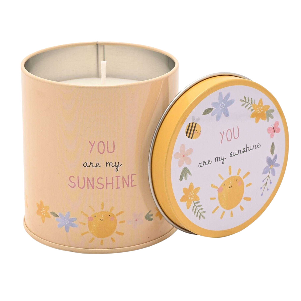Celebrations Love Life You Are My Sunshine Candle Tin
