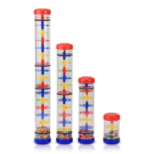 4Pack Rain Maker Stick Tube voor Kinderen Rain Tube Rattle Tube Rain Stick Shaker Muziek Sensorisch Auditief Instrument Speelgoed