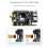 Para Raspberry Pi 5 PCIe una USB 3.2 Gen1 HAT PCIe una USB HUB 4 Puertos USB Plug y  para Raspberry Pi 5 9