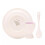 Celebrations Hello Baby 3 Piece Bowl, Egg Cup & Spoon Set - Pink 2