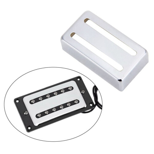 Gitarr Pickuper Humbucking Pickuper Elgitarr Pickuper Humbucking Elgitarr Pickup Covers,Silver 2