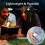 Book Light with Timer USB Rechargeable Reading Light Clip- Read Lamp Bookmark Night Light Book Lamp 5 Brightness-Milky 7