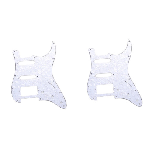 Gitarrtillbehör Elgitarr Stallskydd Framkåpa Elgitarr Stallskydd Vit Pearl