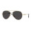 Burberry (One Size, Gold) Burberry Womens/Ladies Harper Plain Sunglasses 1