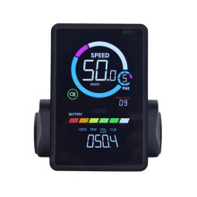 24V-60V M7C-2 E-Bike LCD Colorful Display Meter SM Connection Plug Electric Bicycle Display with USB UART,A